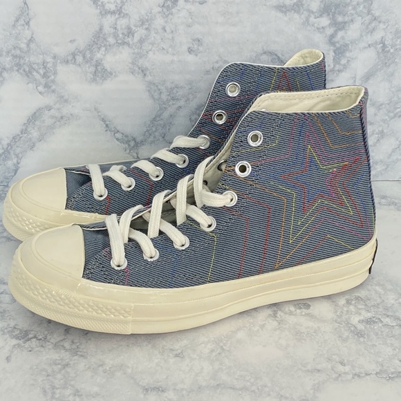 Converse All Star Chuck 70 Hi Black Cool Grey 6.5 - Picture 2 of 11